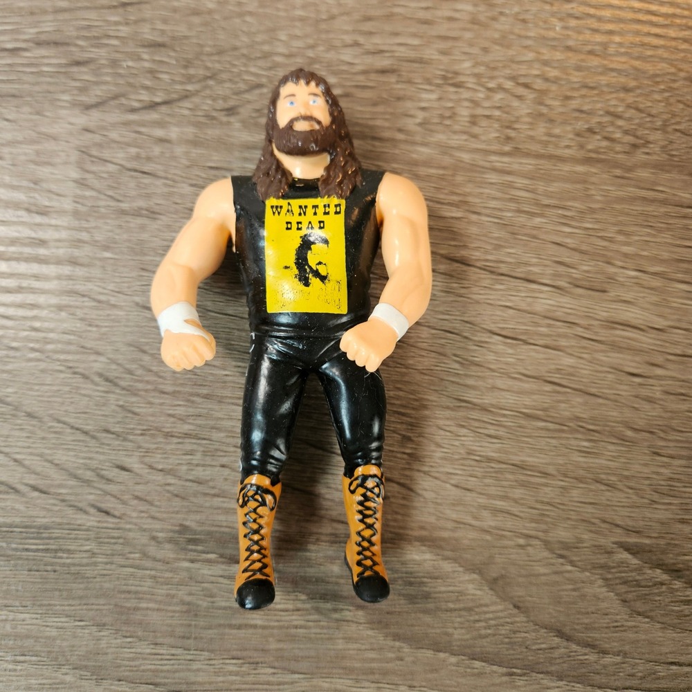 Vintage 1993 Cactus Jack Mick Foley Just Toys Bend-Ems Wrestling Action Figure